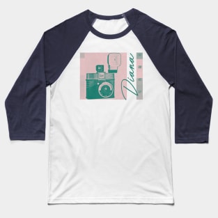 Diana Camera #2 ••• Analog Camera Fan Design Baseball T-Shirt